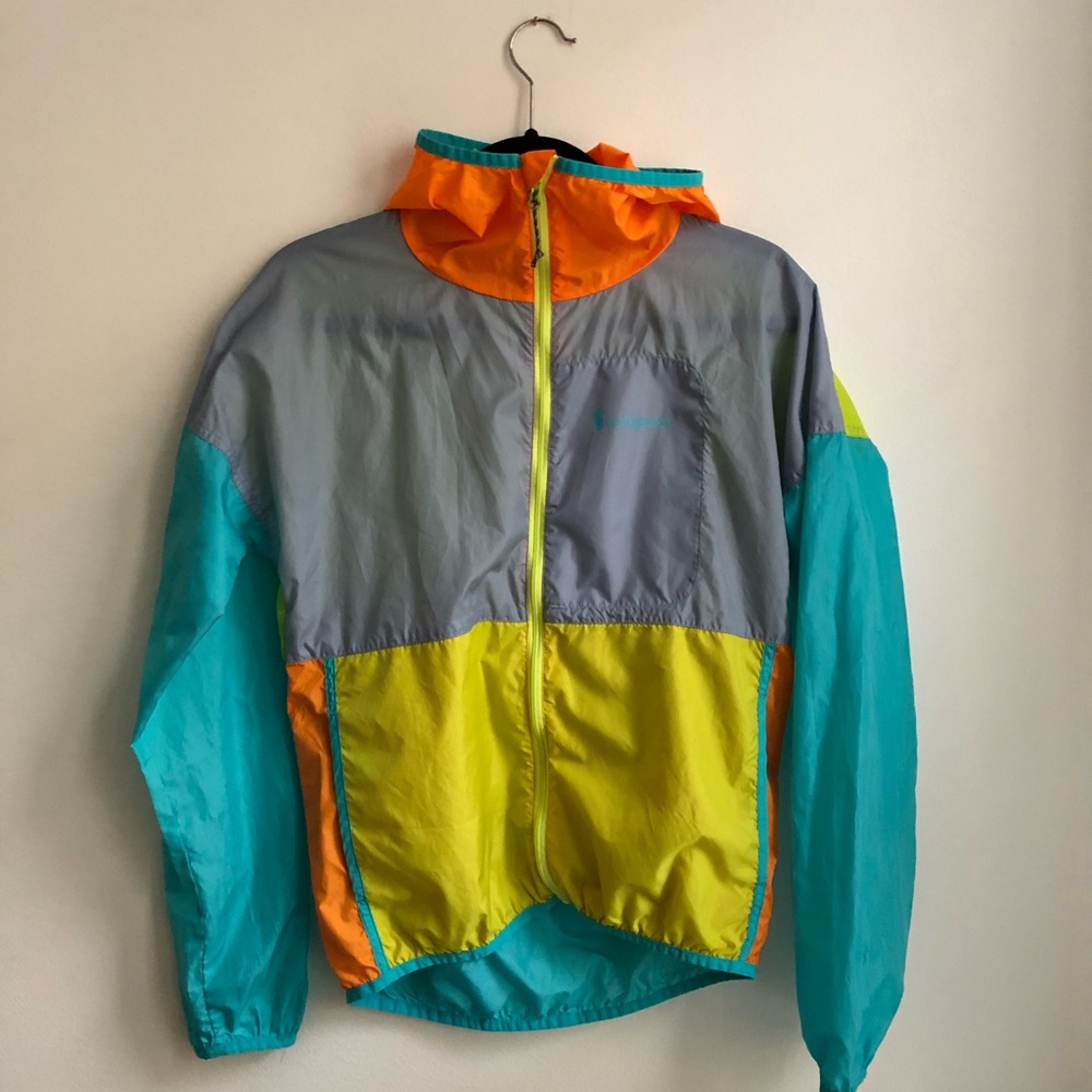 SOLD {cotopaxi} colorblock full zip windbreaker
